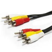 Кабель колокольчики 3RCA-3RCA, 1м Кабель колокольчики 3RCA-3RCA, 1м