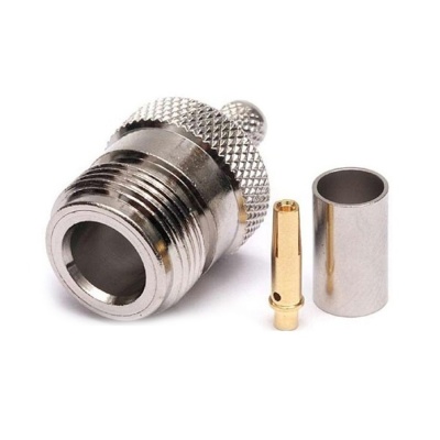 Разъем обжимной N-211F N-female RG-58 Разъем обжимной N-211F N-female RG-58