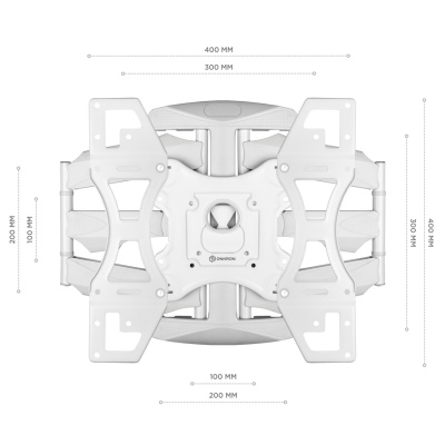 Кронштейн для телевизора Onkron M15 настенный, наклонно-поворотный, 32-75 дюйма, белый