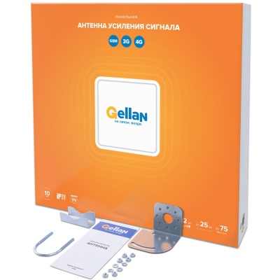 Gellan LTE-22M MIMO 2x2, панельная Антенна 4G/LTE, 22 дБ Gellan LTE-22M MIMO 2x2, панельная Антенна 4G/LTE, 22 дБ